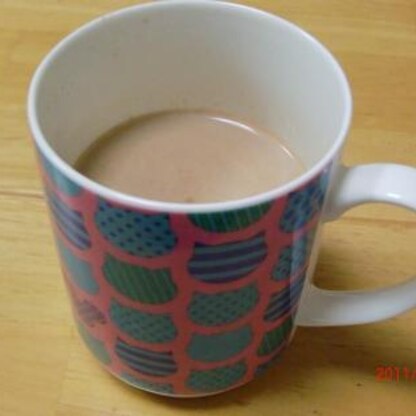 コーヒーは苦手なのですが、ココアを入れると飲み易いですね！体も温まりました。